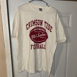 Jerzees High Cotton White TeeCrimson Tide Nick Saban Football Camp 2XL
